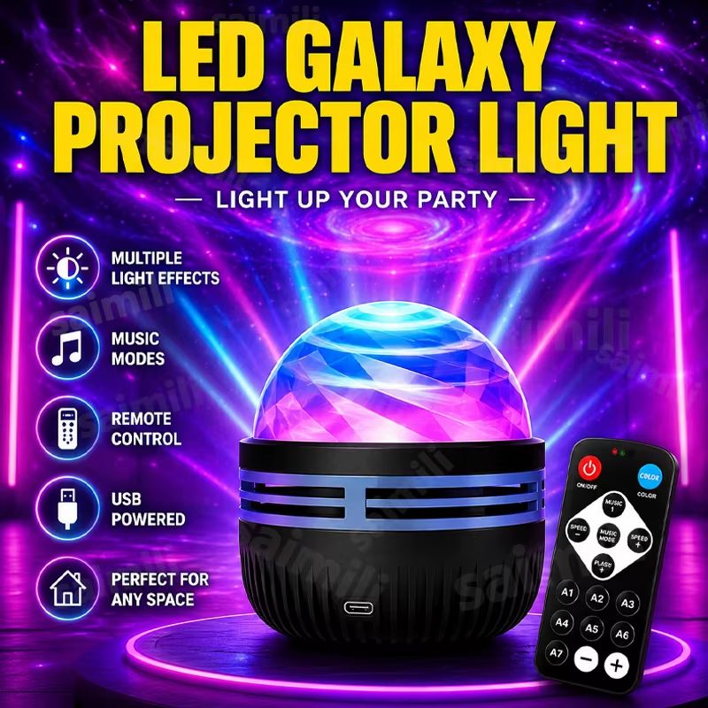 Galaxy Aurora Night Light