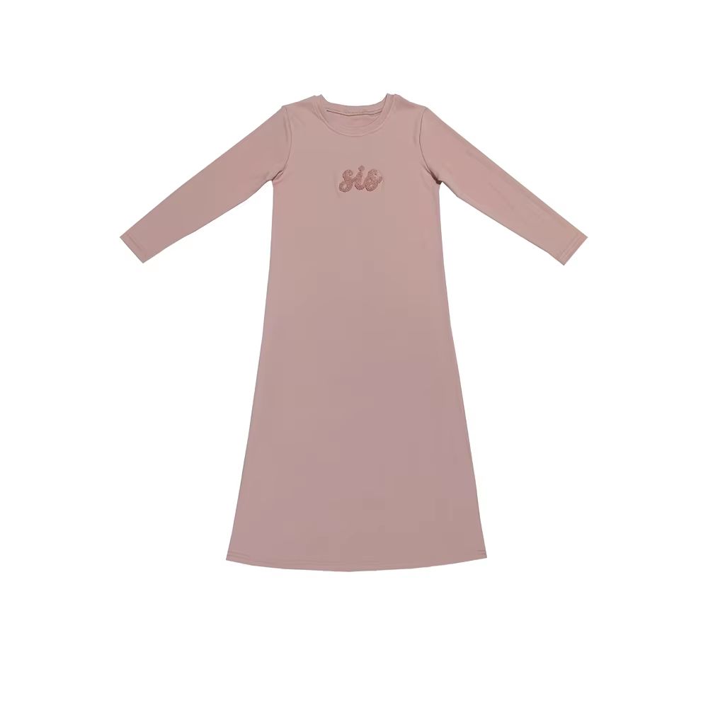 Sibling Loungewear Collection girl pink dress – Ali Plus AW26
