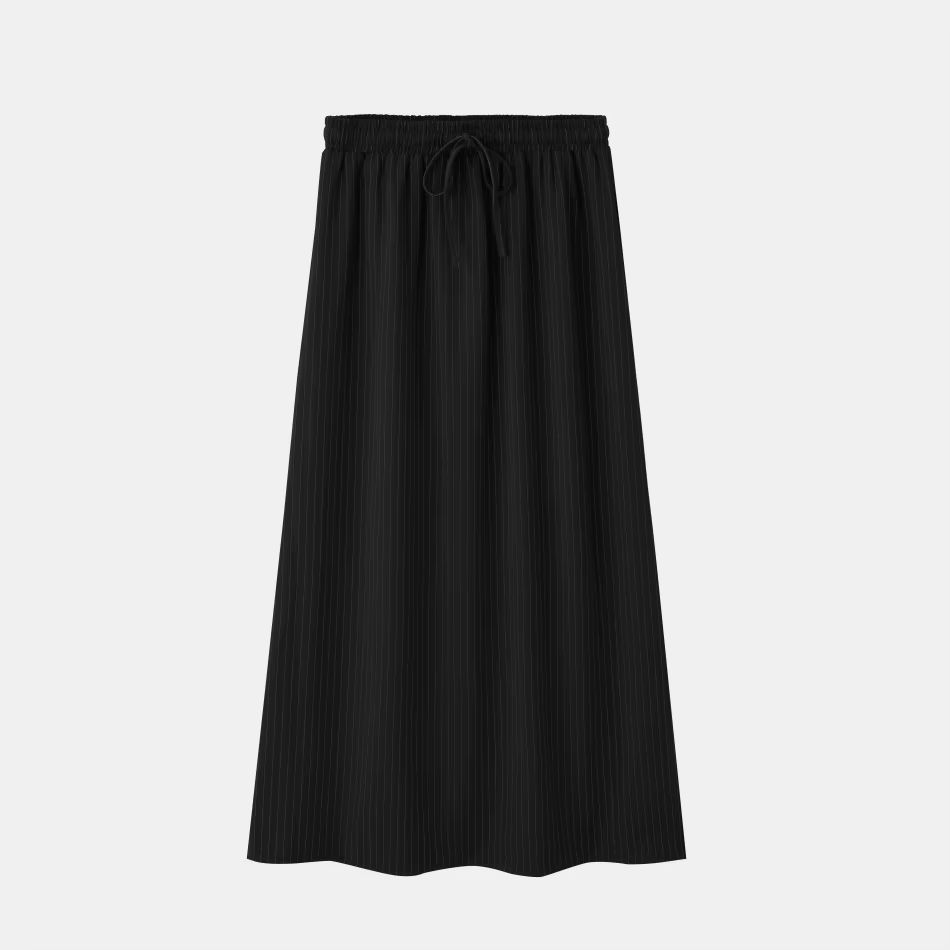 Pinstripe Collection – Black Stripe Skirt – Ali Specials AW26