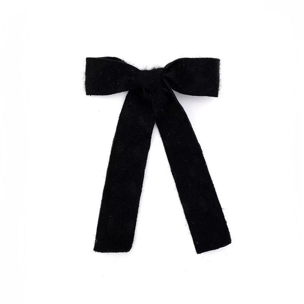 Plush Lace Hair Bow Clips Large Hair Clip