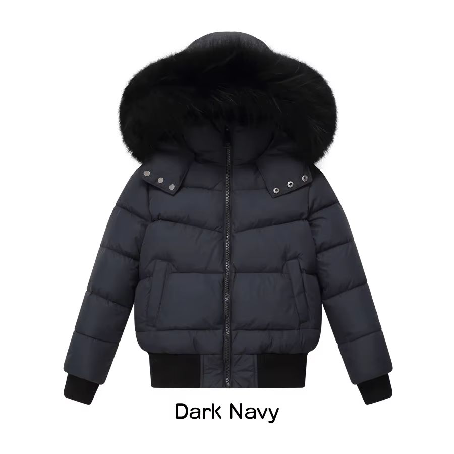 Down Bomber Jackets – Dark Navy