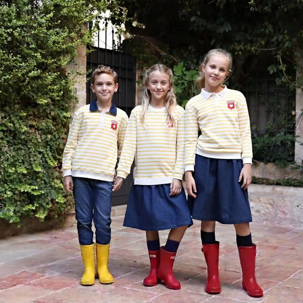 Yellow Stripe Collection – Kids Sweatshirt