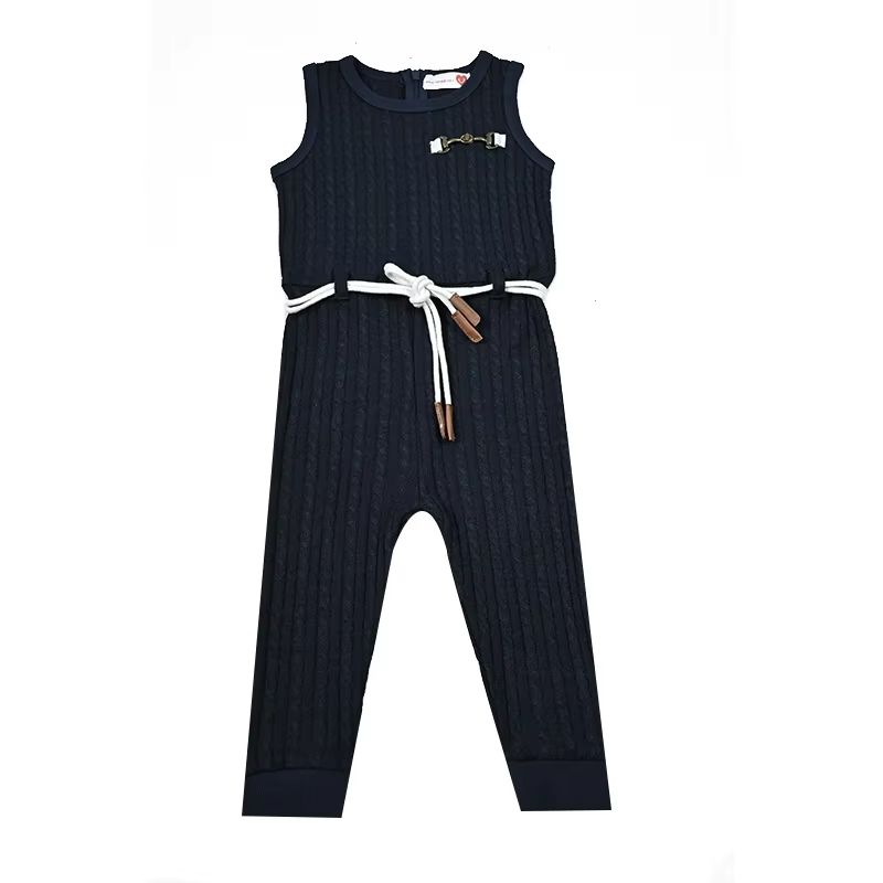 Navy Cable Knit Collection – Baby Romper – I Love Ali AW26