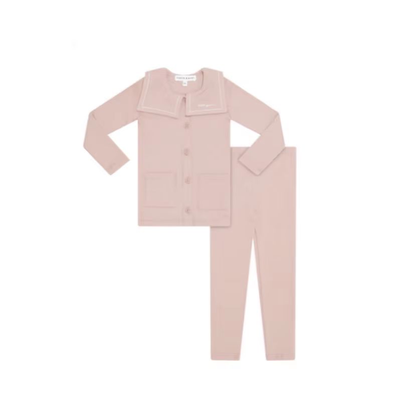 Kids' Blush Pocket Shirt & Trouser Set