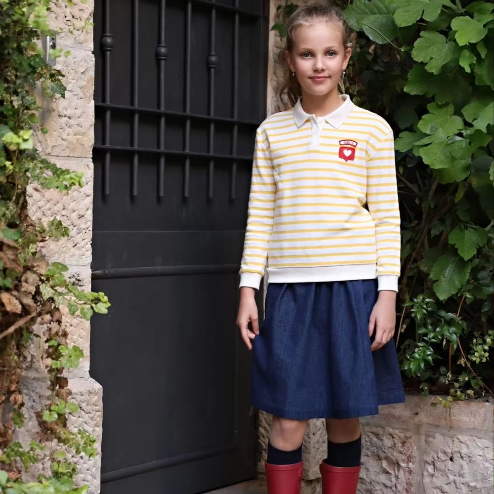 Yellow Stripe Collection – Kids Sweatshirt