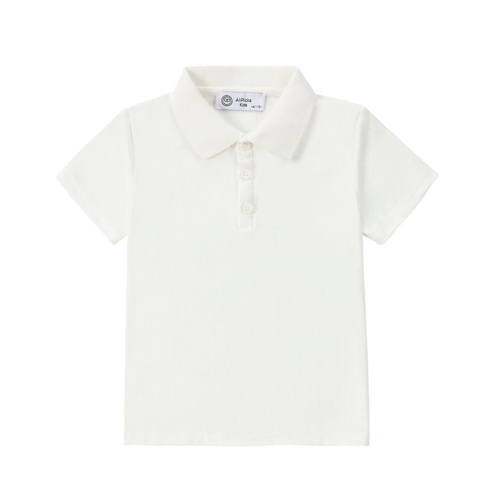Buttercup Collection – White Modal Polo