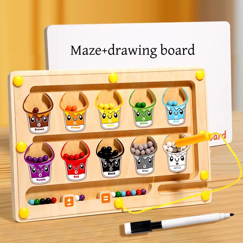Magnetic Colour-Sorting Maze