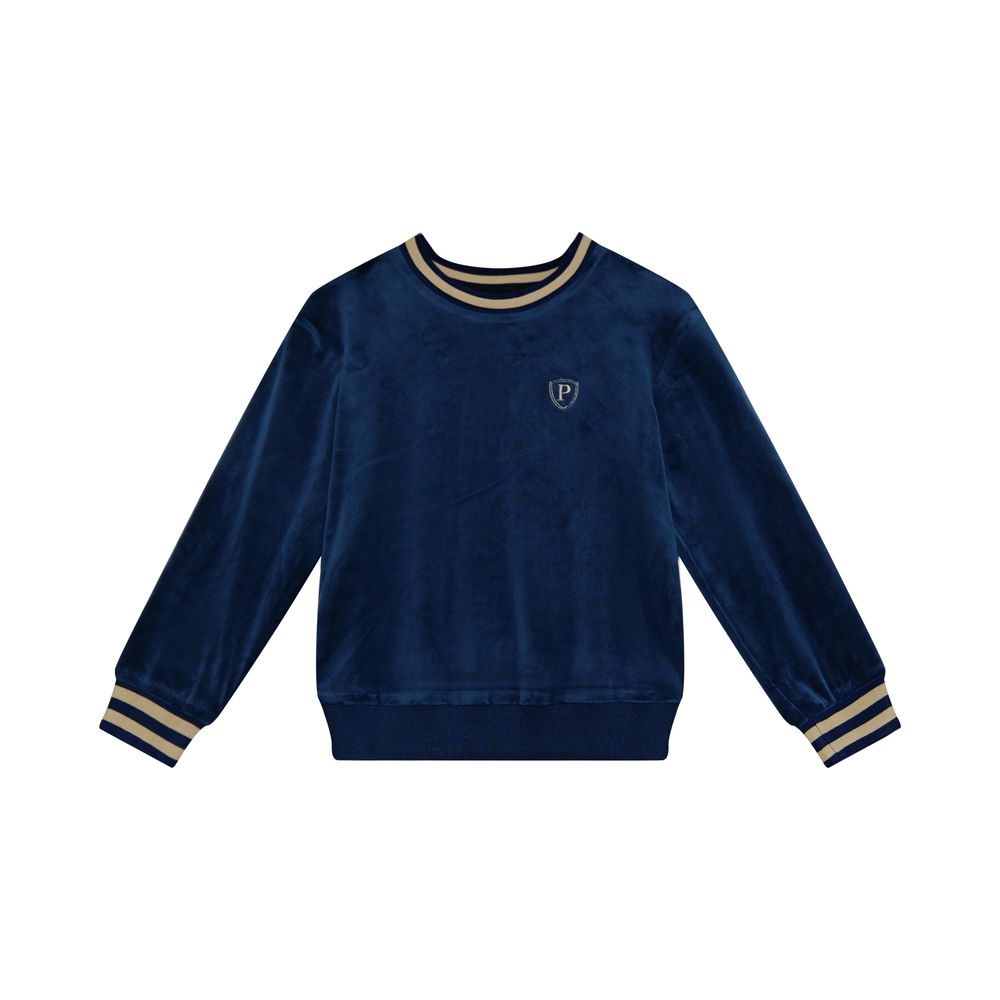 Navy Velour Maxi Collection – Boy Blue Top