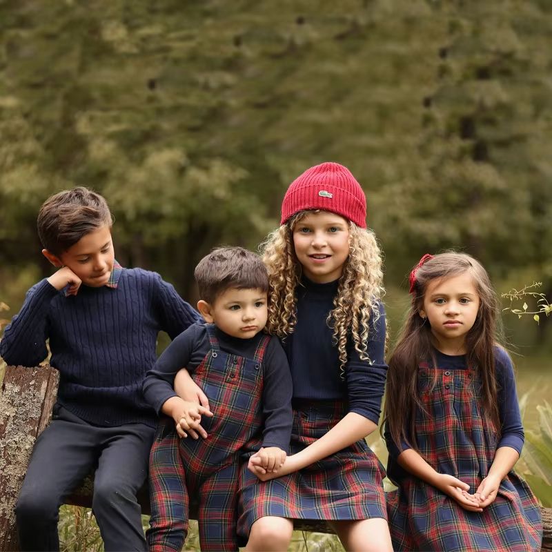 Prep Plaid Boys Romper