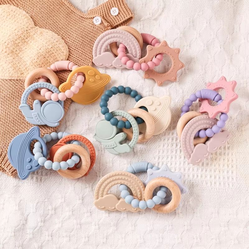Silicone Planet Teething Ring