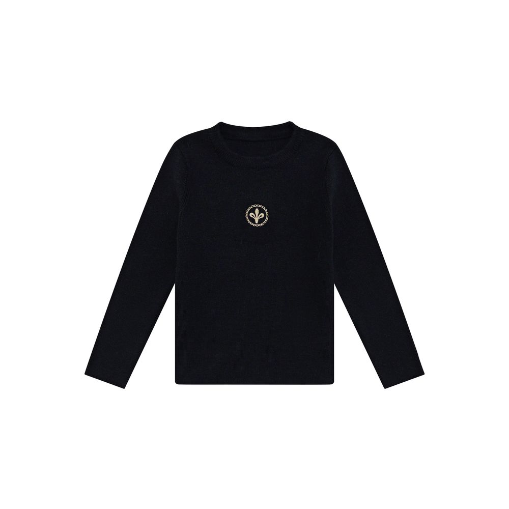 Black Floral Velvet – Boy Knit Underlay – Ali Mali AW26