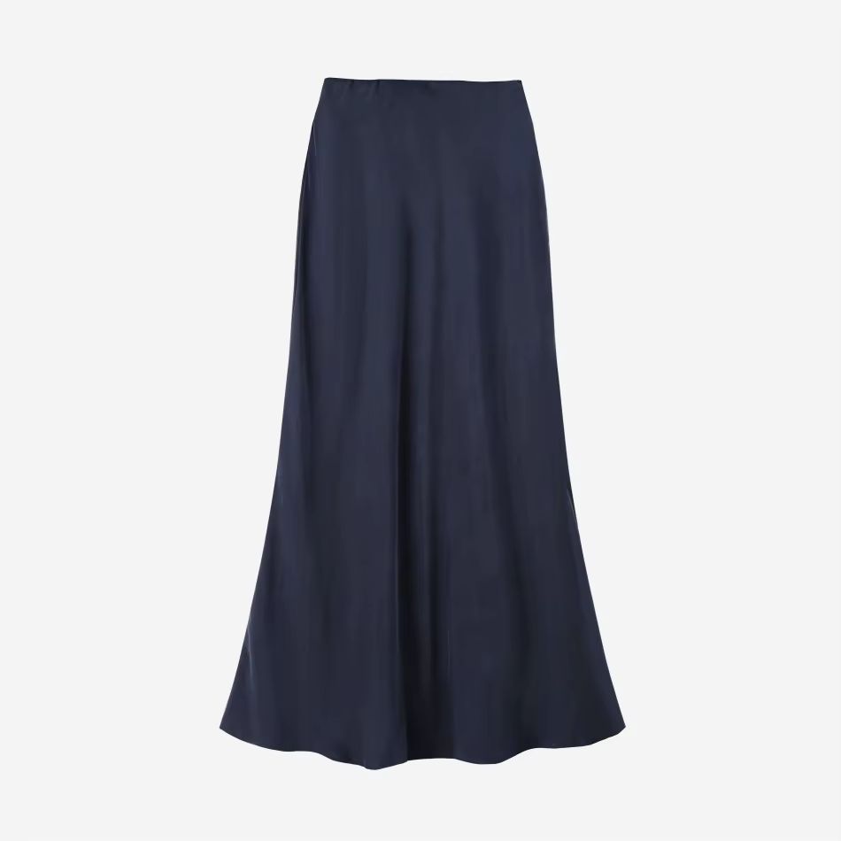 Cupro Skirt Collection – Navy Skirt – Ali Specials AW26