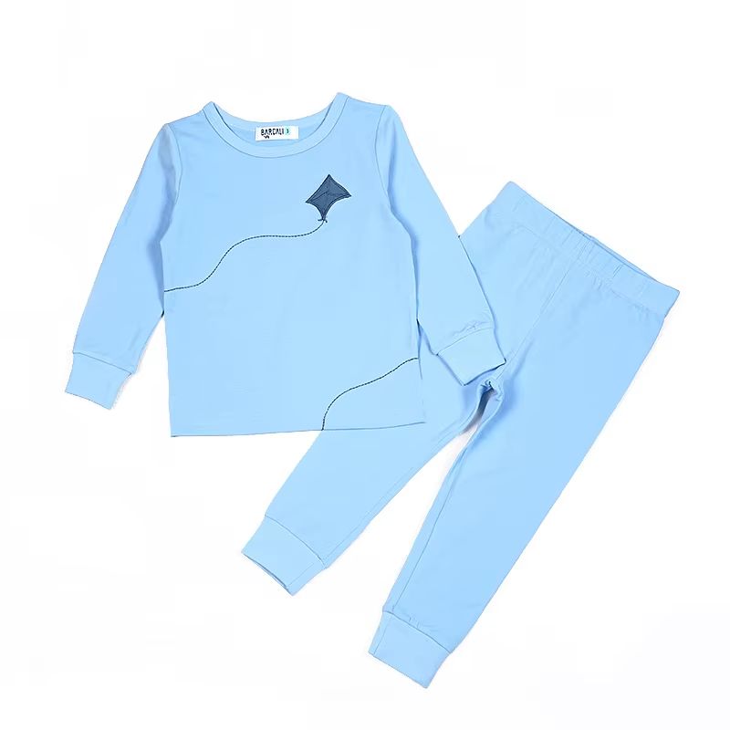 Modal Soft Pyjamas – Blue 2pcs Set