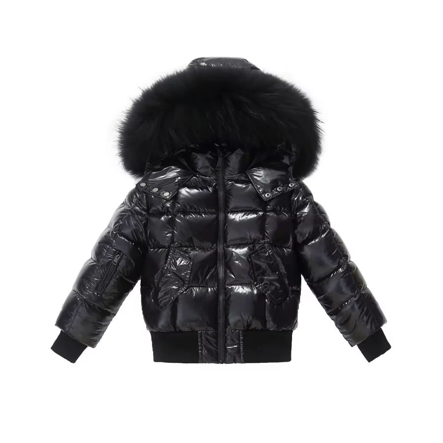 Down Puffer Coats – Black