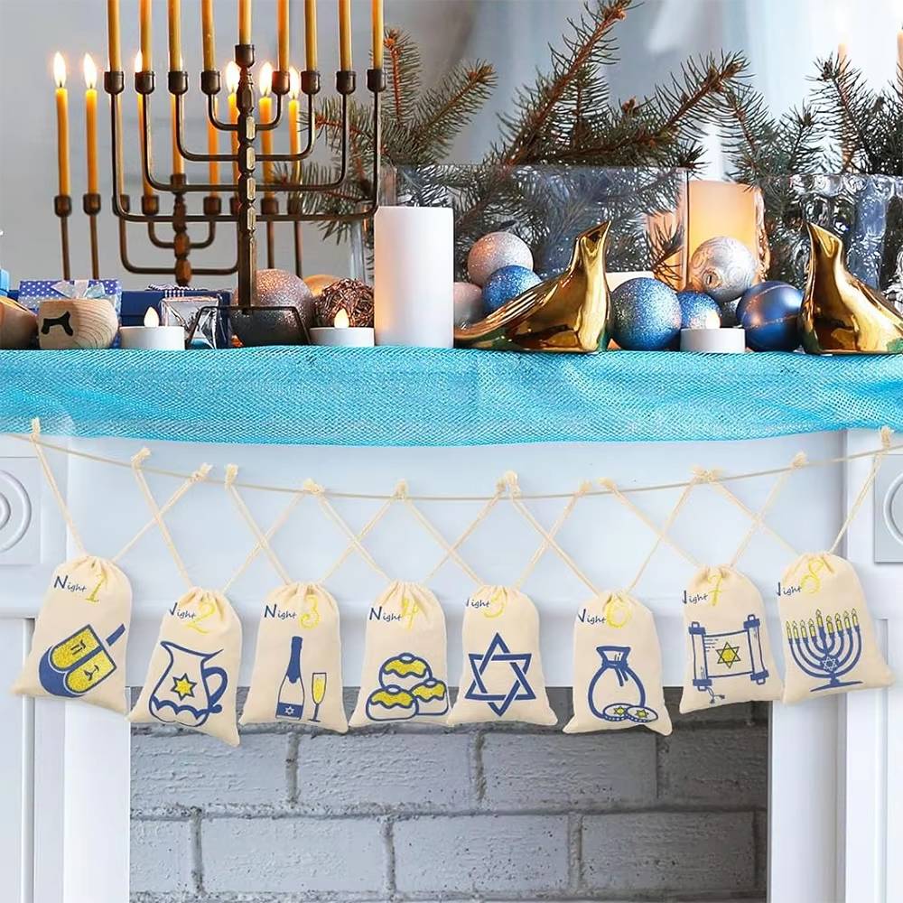 Cotton 8 Nights Gift Bags