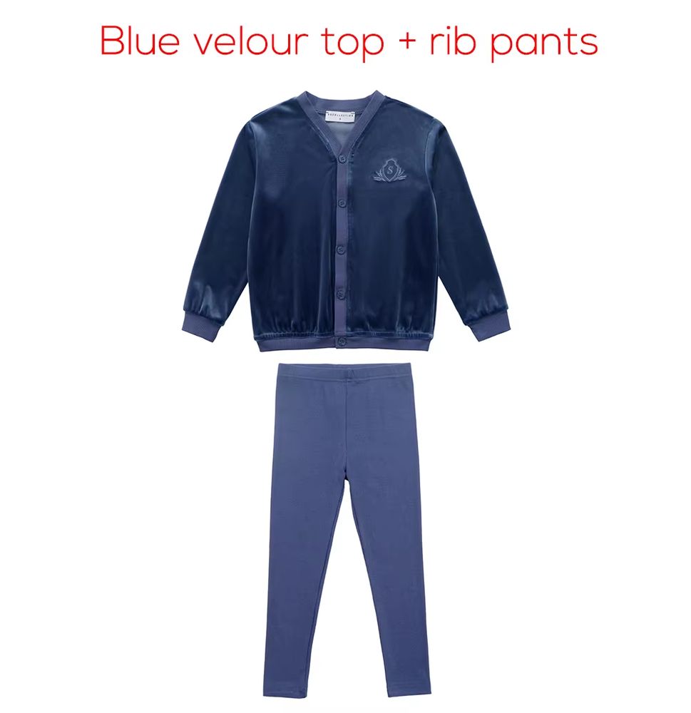 Velour Robe Collection – Blue Boy Set – Ali Specials AW26