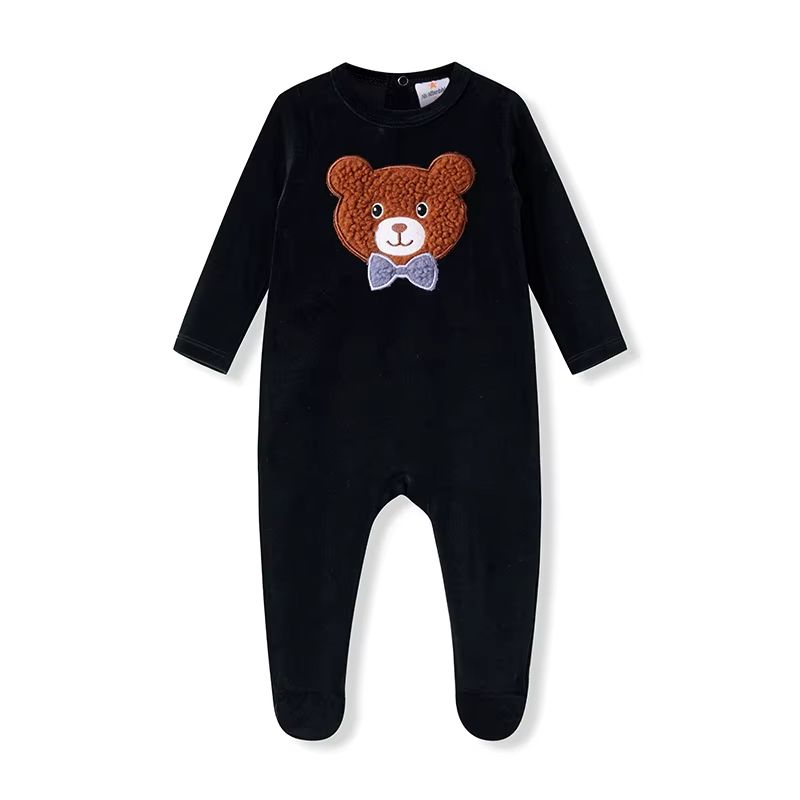 Snuggle Bear Pajamas – Boy Baby Romper