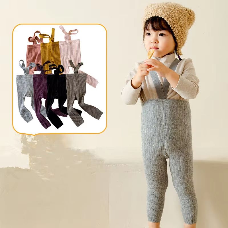 Baby Suspender Knit Tights