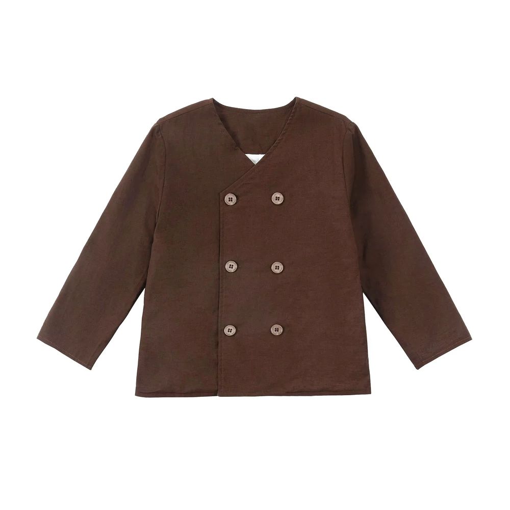 Chocolate Collection – Linen Blazer