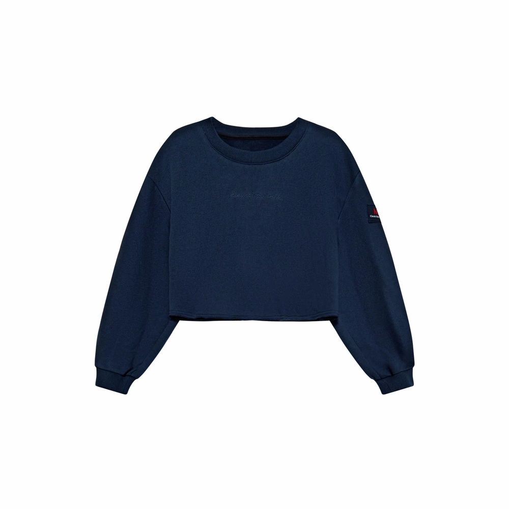 Navy Denim Collection – Girl Navy Sweatshirt – Ali Mali AW26