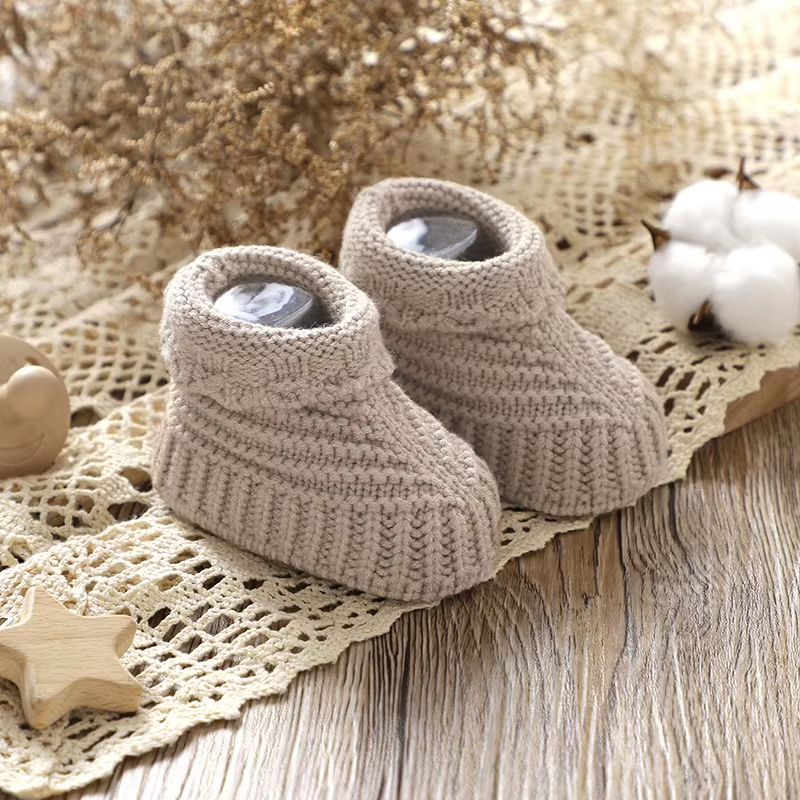 Newborn Baby Shoes Knit Sock Shoes