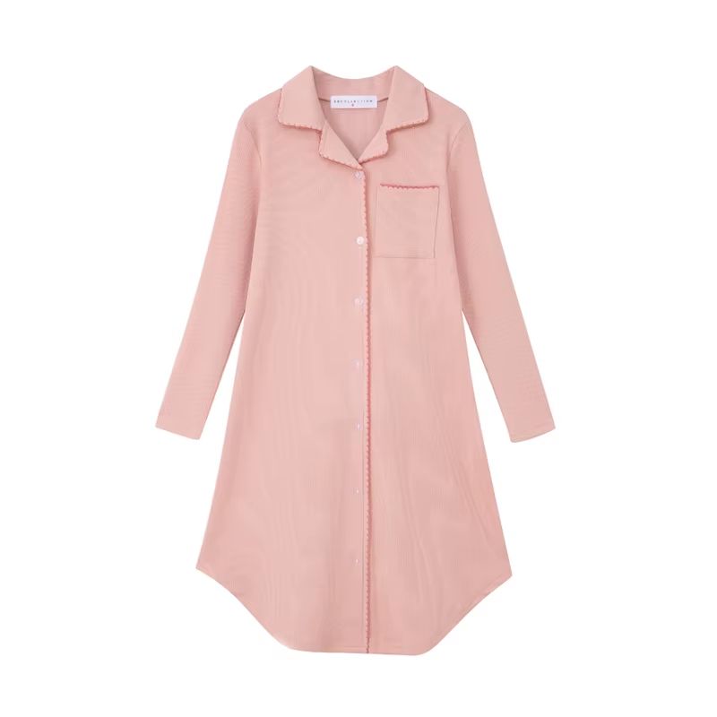 Button Loungewear – Pink Dress
