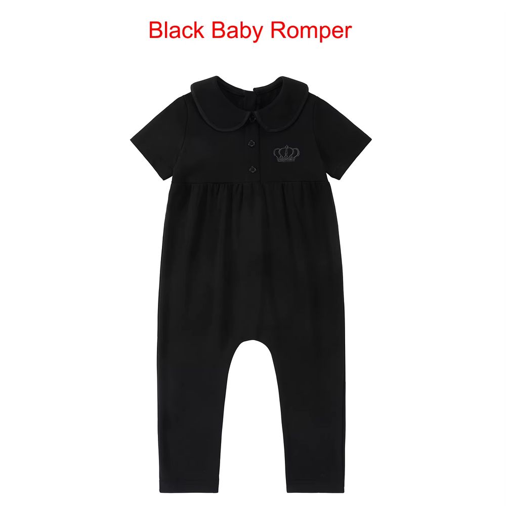 Robe Collection – Black Baby Romper