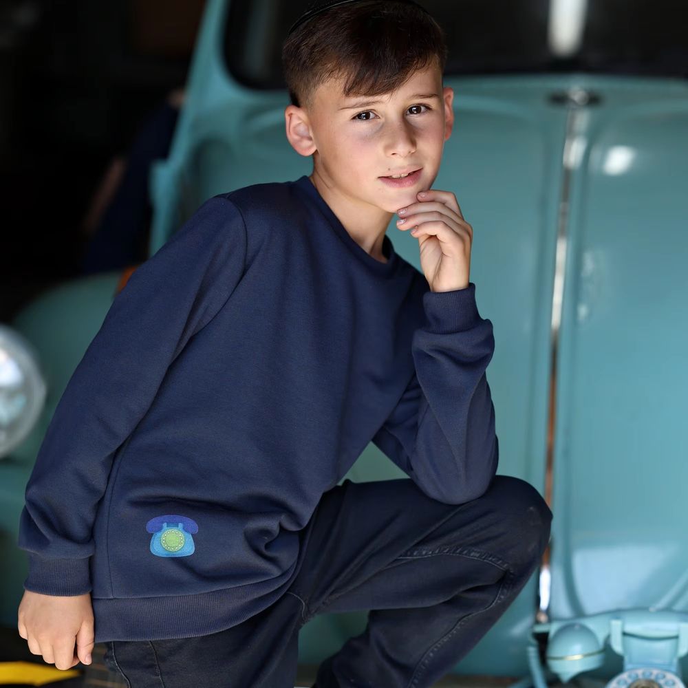 Telephone Print Collection – Little Boy Sweatshirt