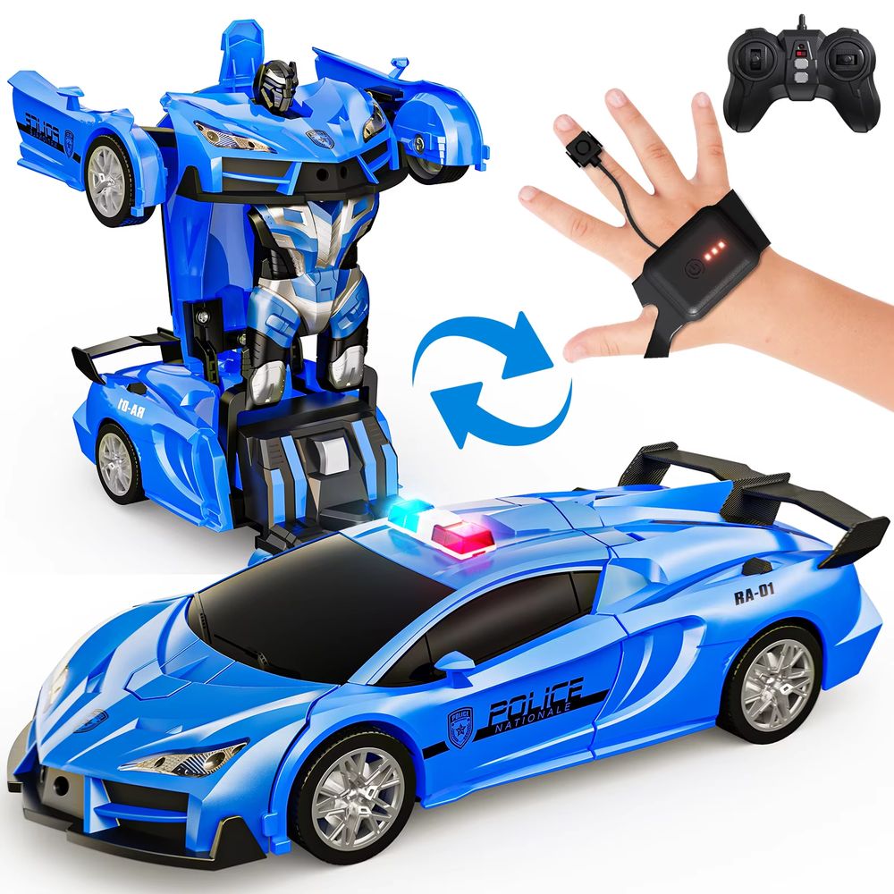 Transforming Police Car Toy