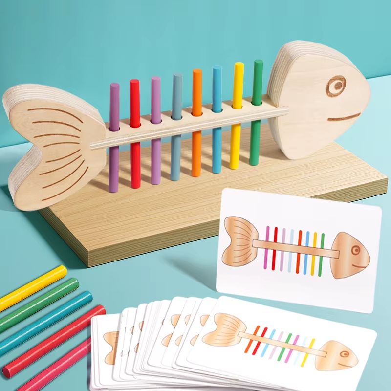 Wooden Balance Sticks Game