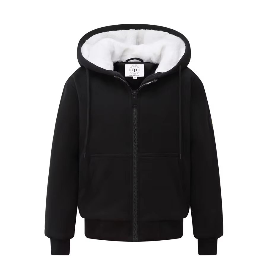 White Fur-Lined Hoodie Coat – Ali Picks AW26