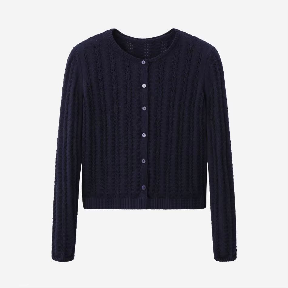 Windsor Collection – Navy Knit Cardigan – Ali Specials AW26