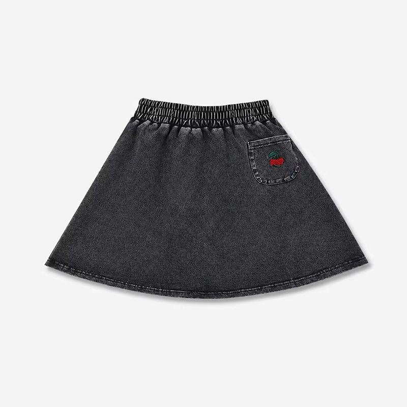 Black Denim Family – Girls Skirt – Ali Mali AW26