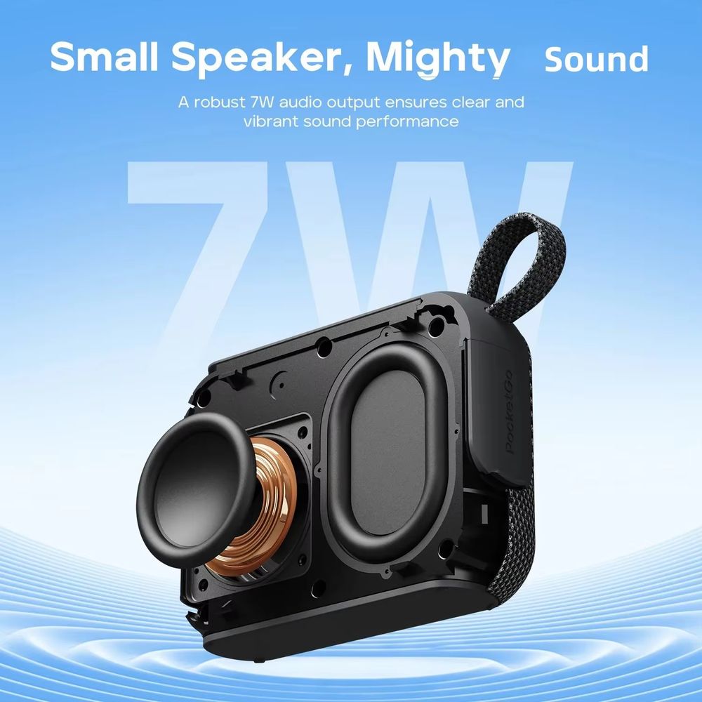 Tribit PocketGo Speaker – Blue