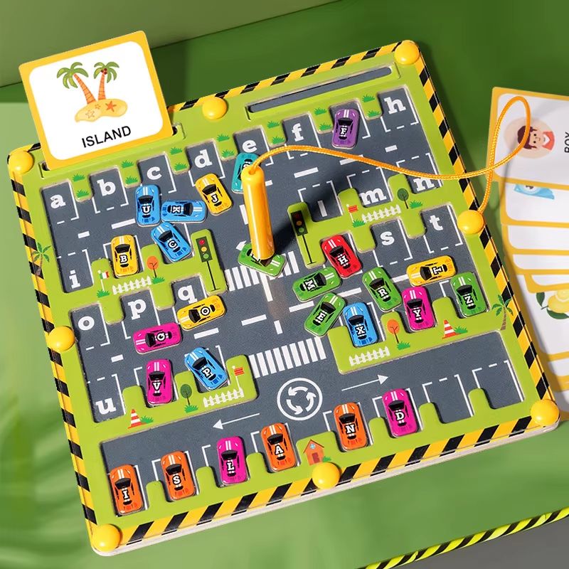 Magnetic Alphabet Maze