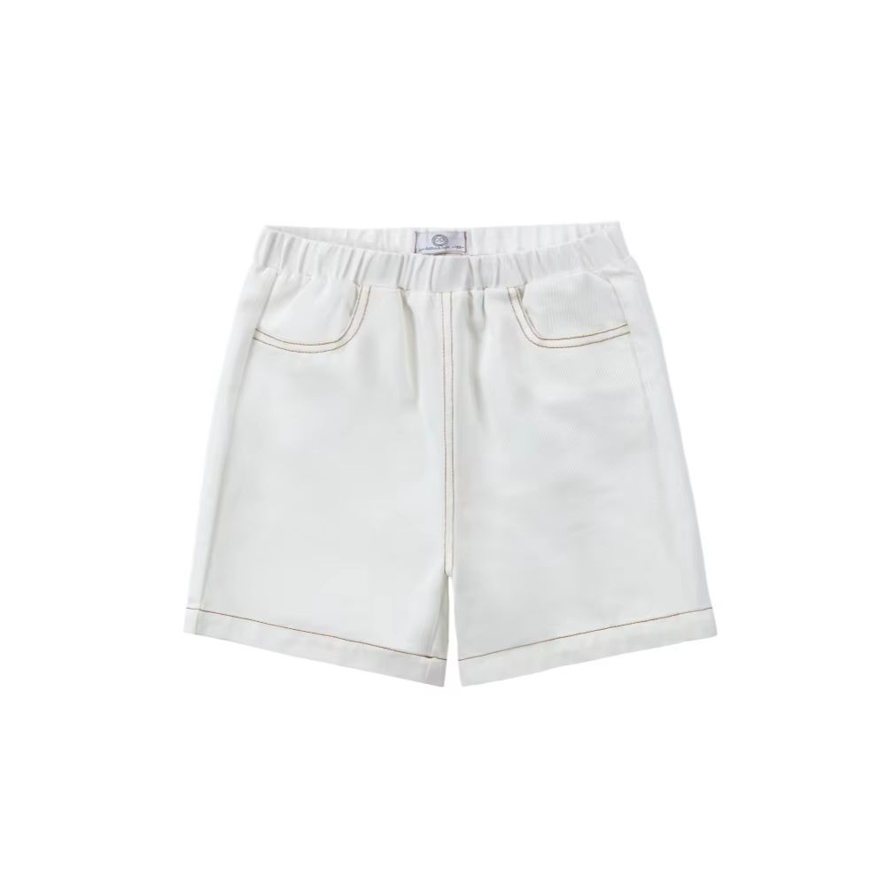 White Denim Collection – Boy Shorts