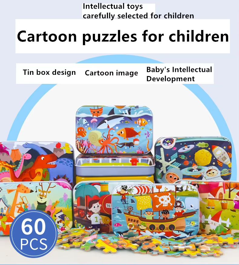 60-Piece Wooden Puzzle