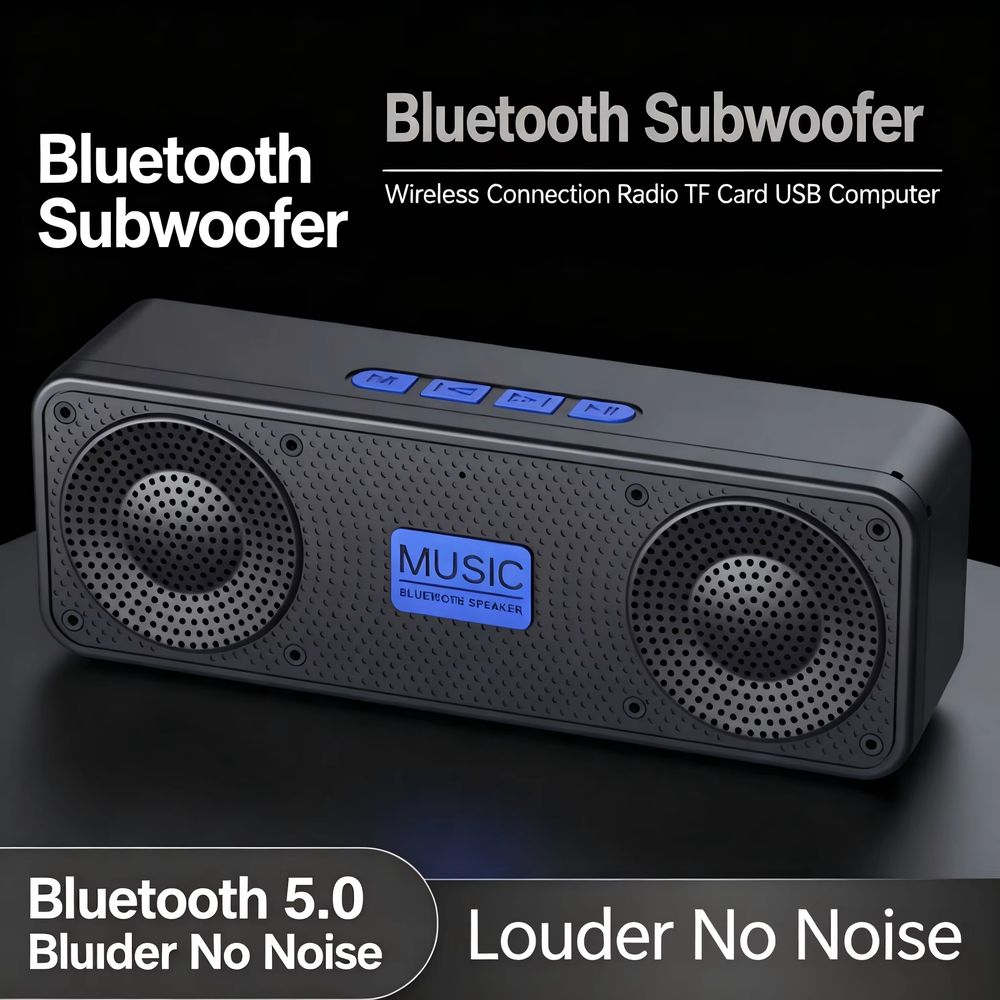 S18 Mini Speaker with Radio – Black