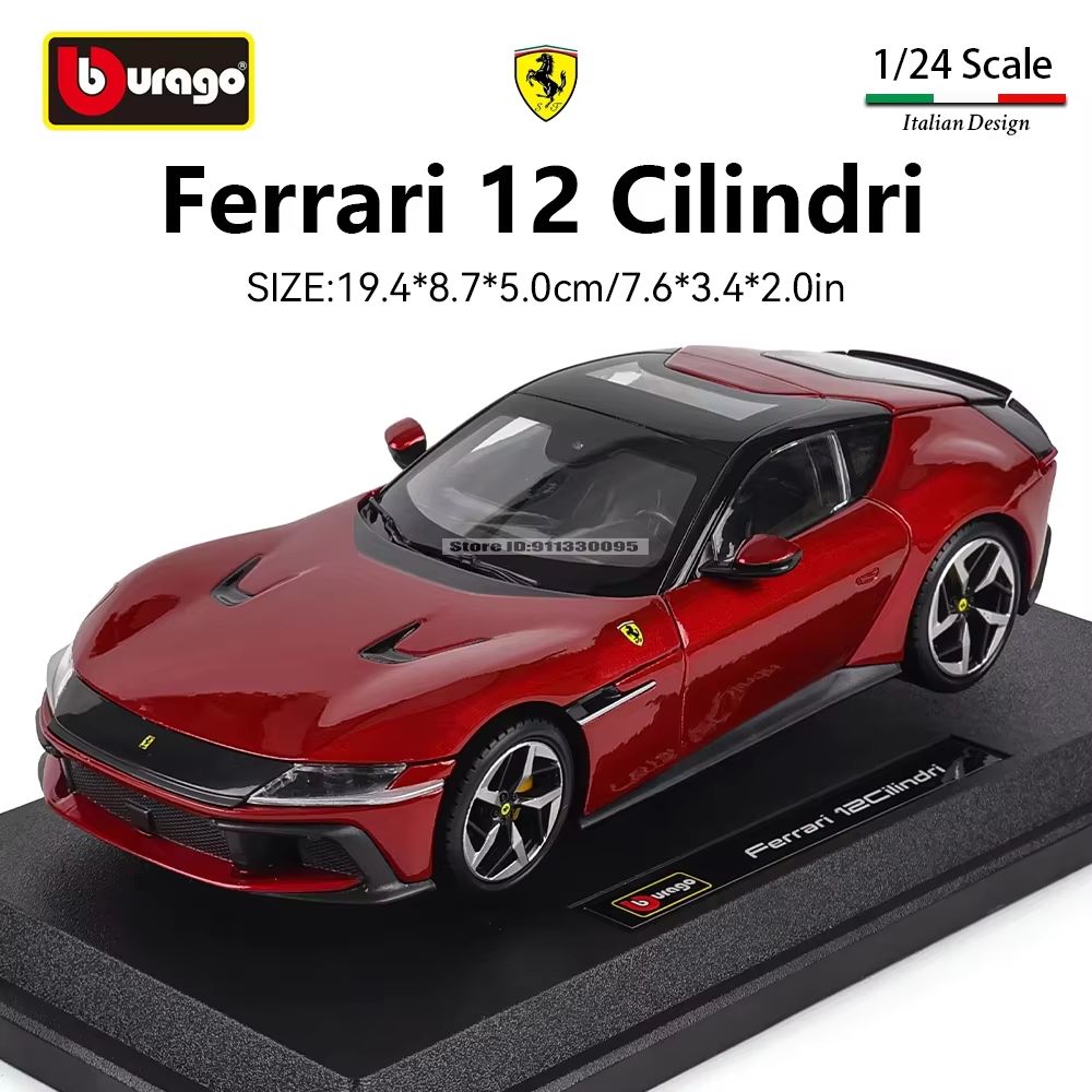 Bburago 1:24 Ferrari Model – 12 Cilindri (alt box)