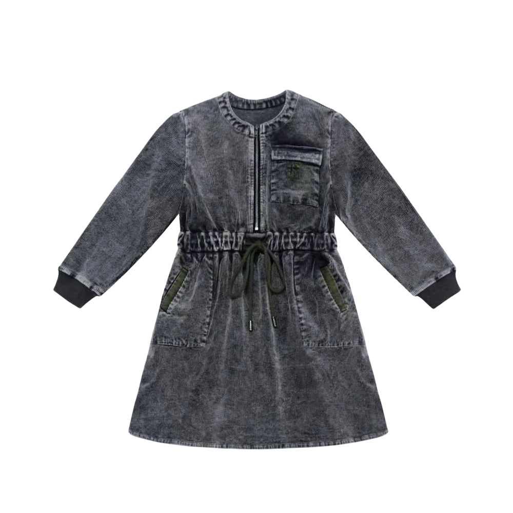 Washed Corduroy Collection – Girls Corduroy Dress – Barcali AW26