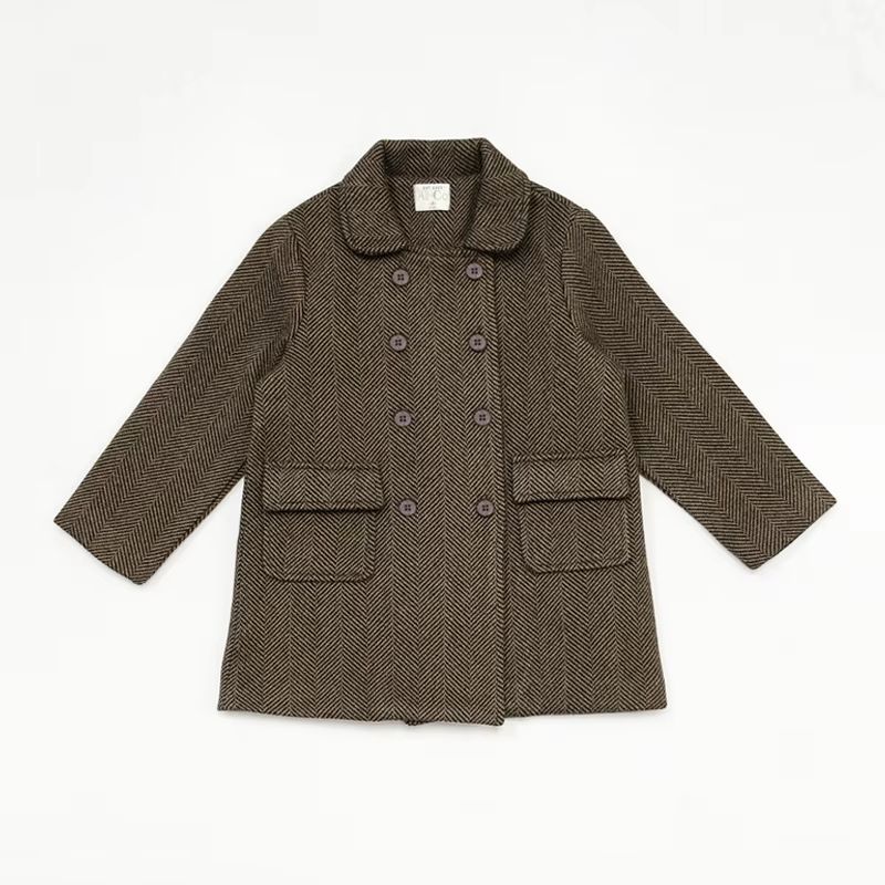 Shabbos Coats – Double Breasted Brow – Ali & Co AW26