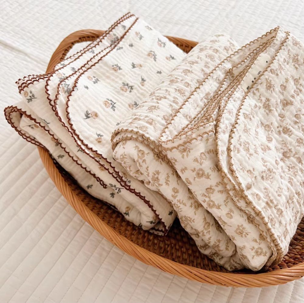 Cotton Muslin Baby Swaddle Blanket
