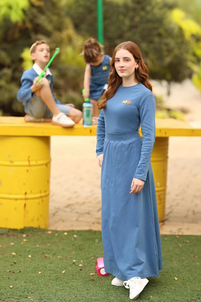 Mali's Ss Blue Embroidery Collection – Teen Girls Set