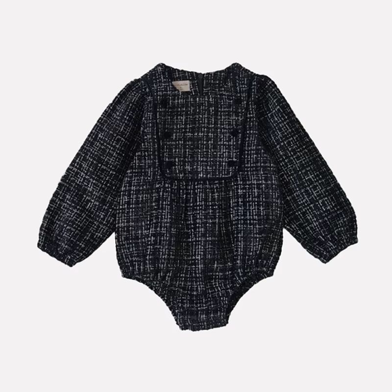 Midnight Tweed tweed girl romper – Ali Plus AW26