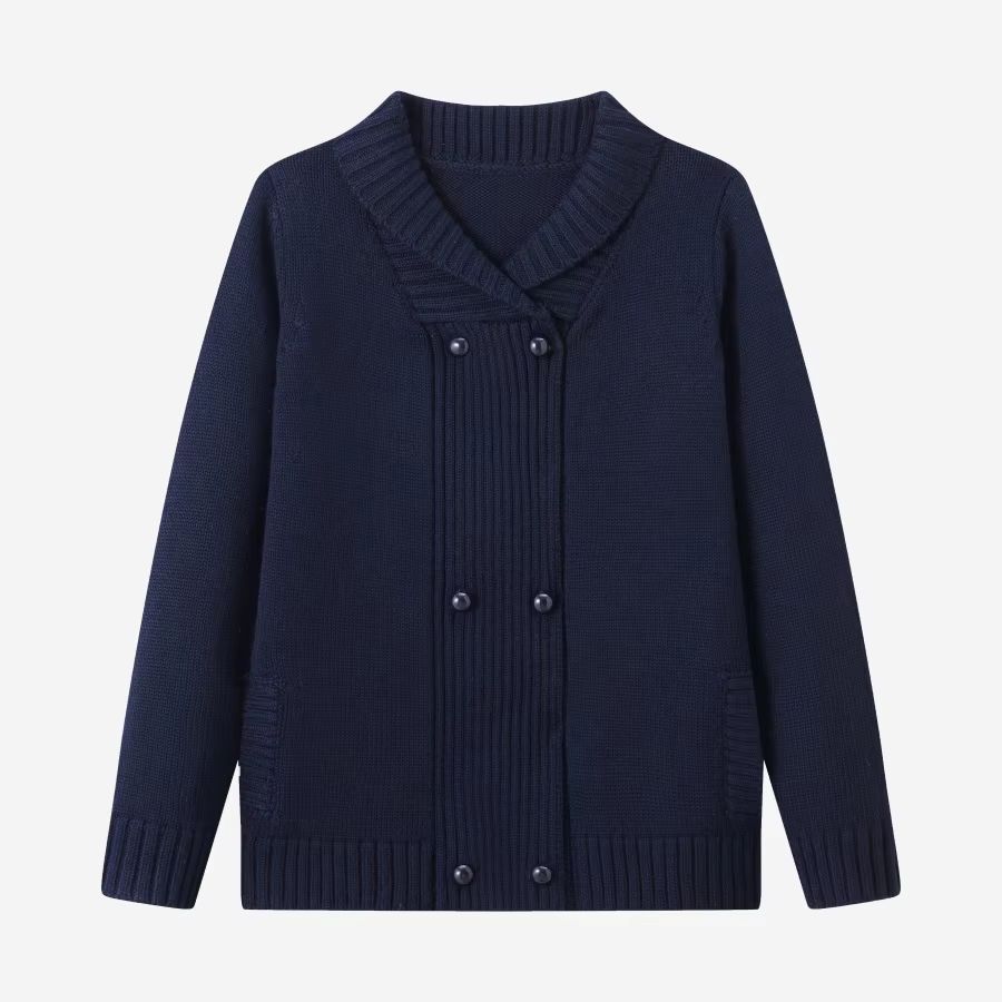 Burgundy Collection – Navy Shawl Cardi