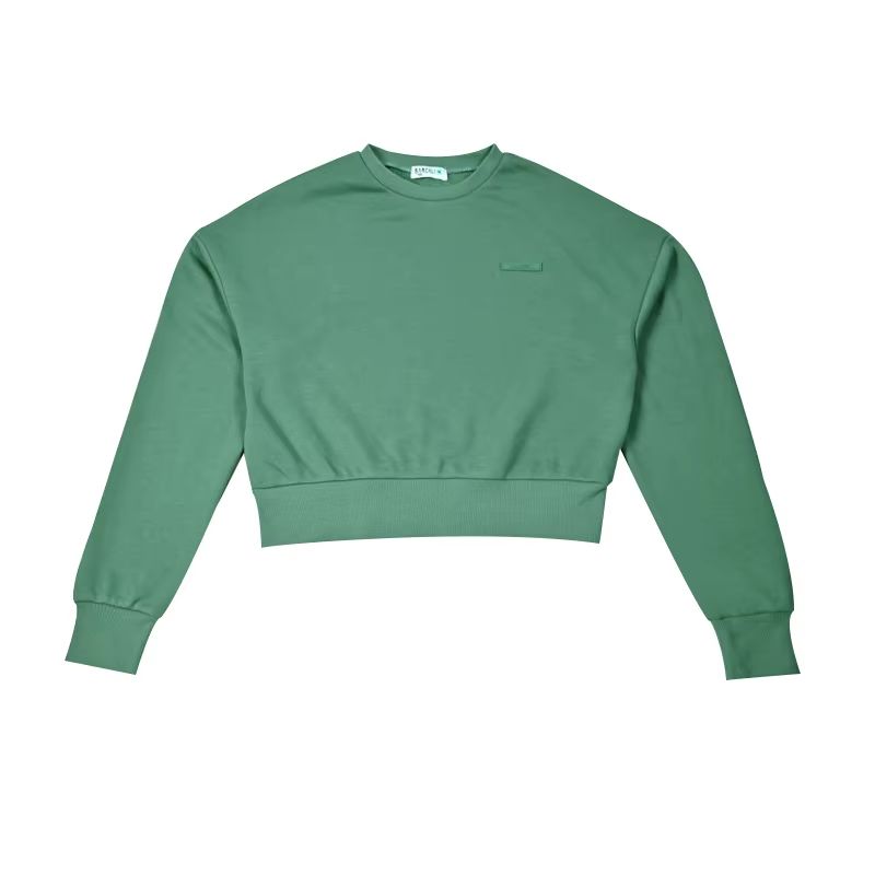 Girls Cropped Crewneck Sweatshirt