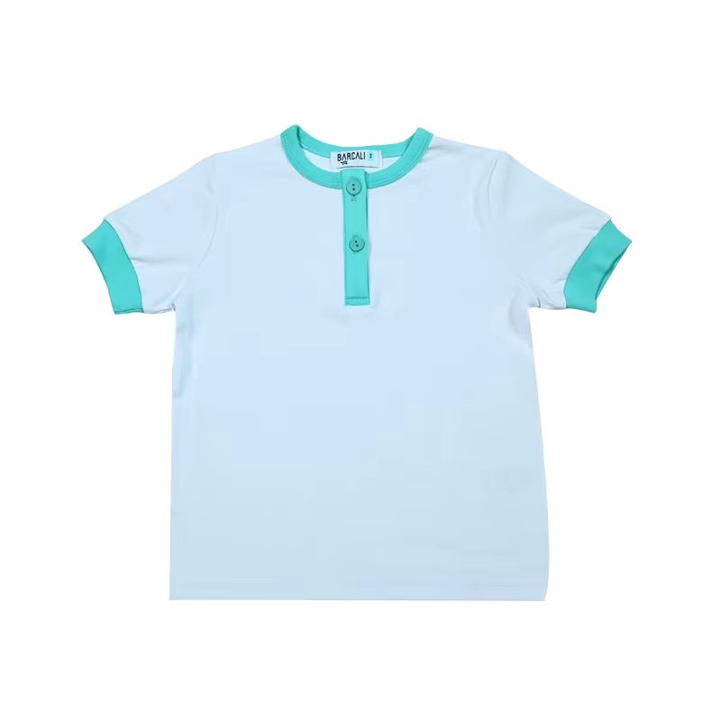 Denim Collection – White Short Sleeve