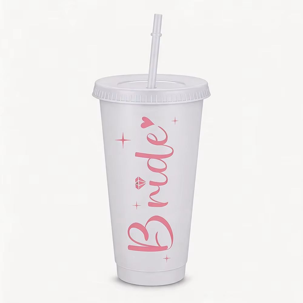 Bride Tumbler with Straw