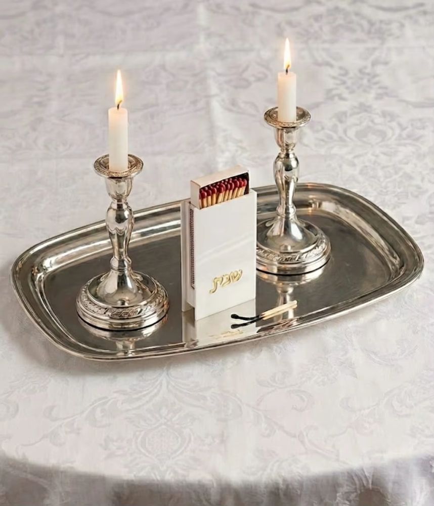 White Acrylic Shabbat Matchbox Holder