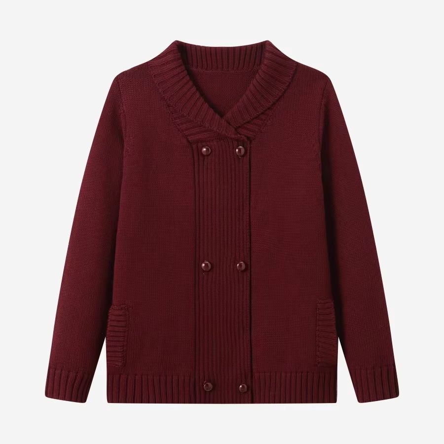 Burgundy Collection – Burgundy Shawl Cardi